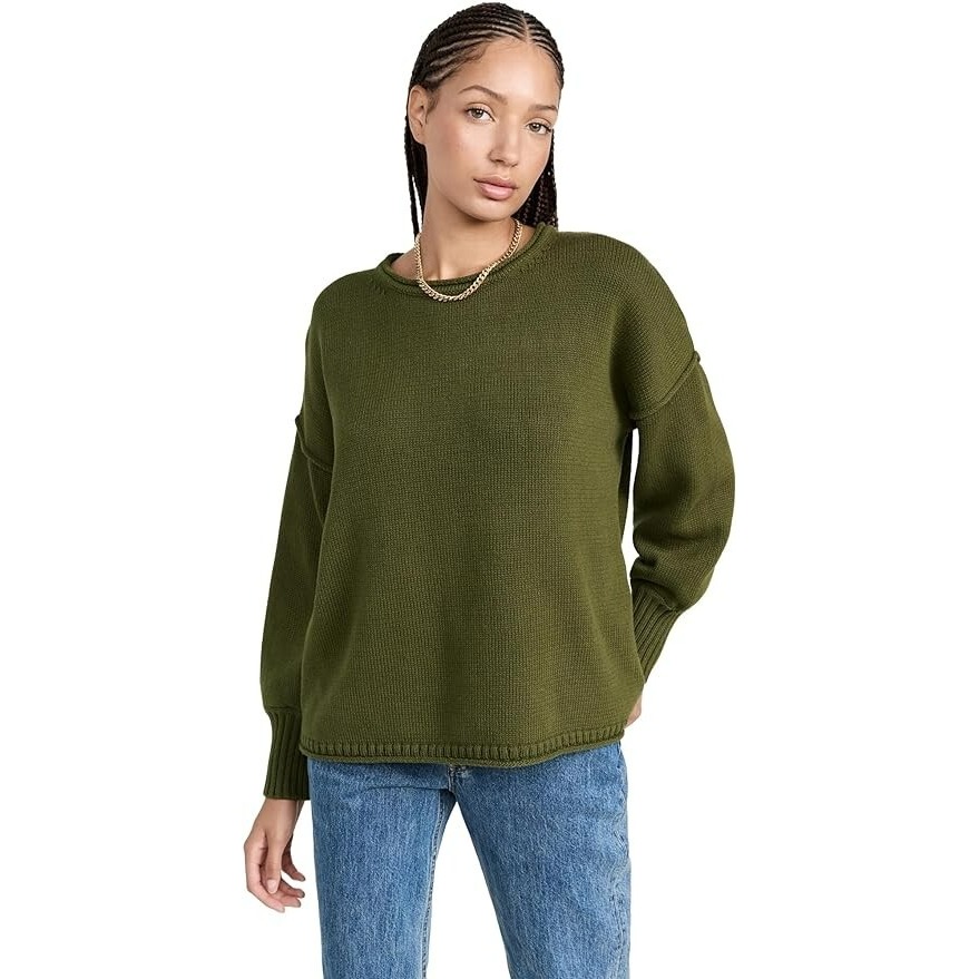 Madewell Conway Pullover Sweater Pullover Green Size Xxs